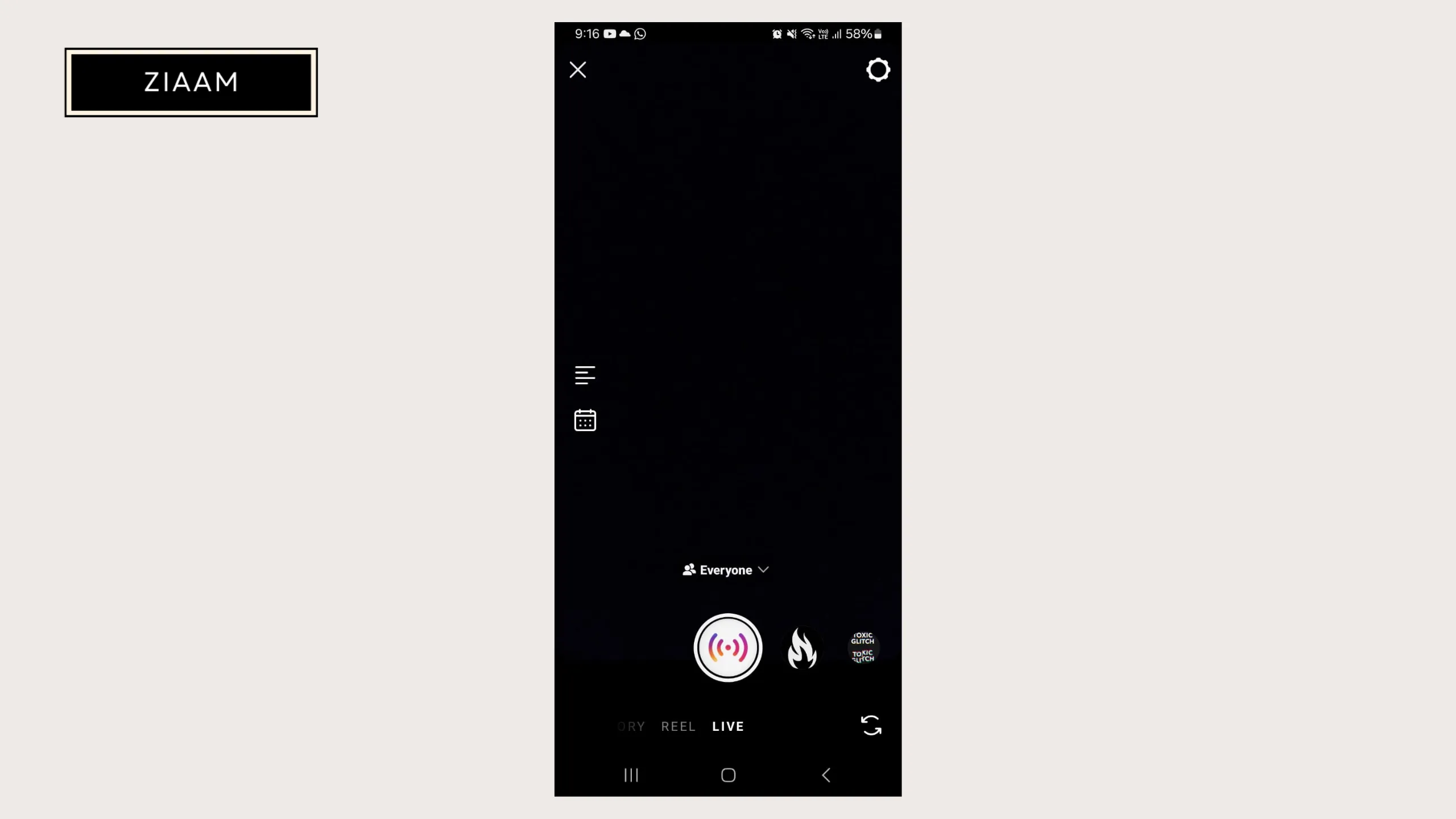 Live instagram