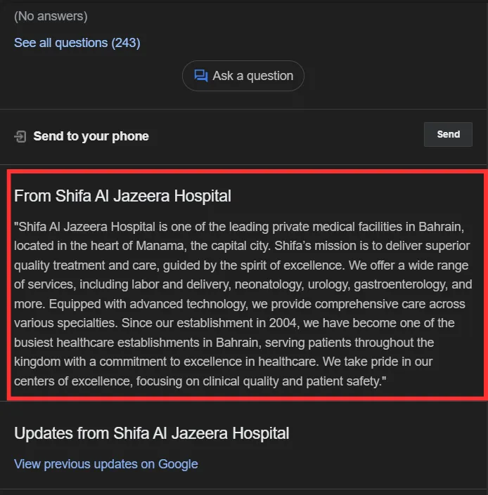 business description