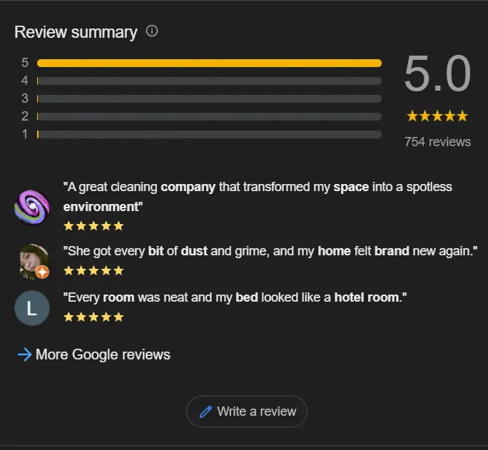 customer reviews